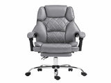 Artiss Executive Office Chair Footrest Grey OCHAIR-G-1051-FT-GY