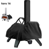 1 Piece 420D Pizza Oven Cover for Karu 16, Waterproof Heavy-Duty Outdoor Cover with Handles, Black, V1189-LC-HW-00276