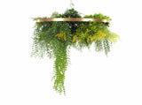 Premium Hanging Artificial Plant Arrangement with Gold Frame 40cm V637-DP8888882