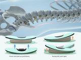 AirBag Heated Lumbar Traction Lower Back Massager & Stretcher EMS Therapy Remote V201-MAS1202GR8AU