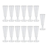 Plastic Wine Glasses 150 ml 60 Pack Champagne Red Wine Cups Versatile for Parties Carnivals V1188-TSCJ-61820