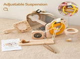 STEM Insect Observation Explorer Kit Wooden Telescopic Butterfly Net, Ventilated Habitat Box, V1232-HWTXTZ-001