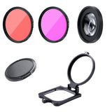 Hero8 Diving Lens Filter Kit With Macro Lens And Waterproof Housing PRL-6590ACD