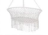 Gardeon Hammock Chair Cotton Swing Chair Outdoor Indoor Cream HM-CHAIR-BABY-CREAM