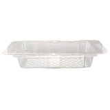 Kitchen Fruit Vegetable Strainer Modern Minimalist PET Kitchen Telescopic Drain Rack Plastic V1294-YM0703-3118230081212