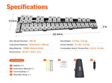 32 Note Glockenspiel Xylophone Bell Kit, Percussion Instrument with Mallets, Drum Sticks and V952-32YFZQWZJWLXWXEC2V0