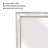 Silver Beaded Framed Mirror - X Large 190cm x 100cm V292-MIRR-BDD001