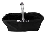 Foldable Picnic Basket Oxford Fabric Shopping Tote Reusable Grocery Bag for Camping Outdoor Fruit V1294-YM0901-3111260009411
