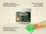 5Pack Tree Wound Sealer & Dressing, 100g Tree Pruning Sealer for Cut, Damaged Bark, Grafting V1107-119-23795-GRN-5PACK