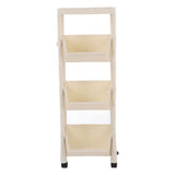 Compact Rolling Storage Organizer Large Capacity Mobile Utility Cart Movable Storage Book Shelves V1294-YM0901-3116230009715