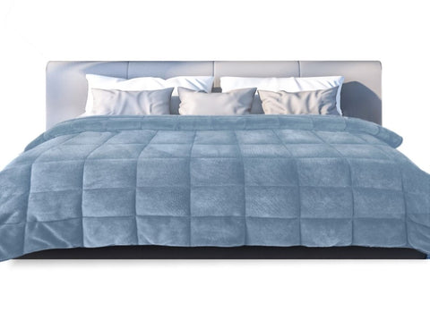 DreamZ Quilt Doona Comforter Blanket Blue King QU1005-K-BL_NZ