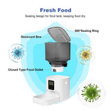 Automatic Cat Feeder 4L Cat Feeder Programmable Cat Feeder Cat Food Dispenser V1107-135-85358