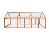 YES4PETS 250 CM Large Chicken Coop Run Guinea Pig Cage Villa Extension Rabbit Hutch House Pen V278-PET-250-RUN