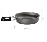 3 pieces - Cooking set - Camping Cooking set - Cookware - Camping Pan Set - Camping Cookware Kit V1188-NK-BOL-19