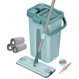Flat Squeeze Mop & Bucket Set V728-LP1005007724175406