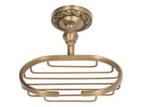 Wall Mounted Bathroom Soap Holder Antique Soap Basket Toilet Soap Tray Rack with Carved Curved V1294-YM0626-3112220088511