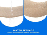Non Slip Shower Mat PVC Loofah Foot Scrubber With Drainage Holes Fast Drying Bathroom Tub Floor Mat V1237-ZY-807-251