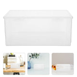 Space Saving Transparent Cd Organizer Box for Efficient Desktop Storage V1192-AZ-W-28288