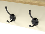 Levede Coat Rack Wall Mounted Shelf 7 Double Hooks Storage Entryway Hallway DH1050-CR-AU