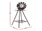 Gardeon Garden Windmill Metal Outdoor Yard Decor 160cm Bronze GWM-B-160CM-BR