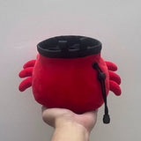 Red Crab Chalk Bag Rock Climbing Chalk Bag Suitable Bouldering Gym Indoor & Outdoor Climbing with V1261-REDCRAB001