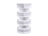 Artiss 7 Tier 360&deg Rotating Shoe Rack Storage Display Shelf White DIY-SHOE-ROT01-WH
