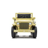 12V Military Jeep Electric Ride On Car For Kids - Khaki V580-2601001103110