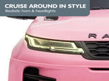 Kahuna Land Rover Licensed Kids Electric Ride On Car Remote Control - Pink CAR-LRV-PK