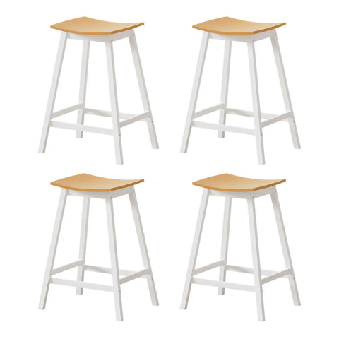 Artiss 4x Bar Stools Wooden Chairs Oak FUR-S-BAR-CHR-01-WDX4