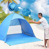 Instant Pop Up Beach Tent Quick Setup Sun Shelter Portable UV Protection Outdoor Camping Tent for V1265-YY-486