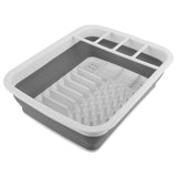 Foldable Drain Basket Drying Dish Storage Rack Dish Drainer for Kitchen Counter Organizer V1294-YM0901-3117200171111