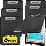 6 Pack Clipboard with Storage, High Capacity Storage Clipboard 8.5 x 11 with Pen Holder, Letter / A4 V1107-120-14145