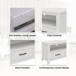 Foxglove ETU Entertainment TV Unit 166cm 3 Drawer Solid Mt Ash Wood - White V315-V-FLOR-011