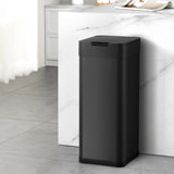 Devanti 50L Sensor Bin Motion Rubbish Bins Kitchen Automatic Trash Can Black SB-D-50-K250-BK