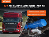12V Air Compressor with Tank 1.6 Gallon/6 L, Train Horn Air Compressor, 120 psi Working Pressure V952-QLBCQGYYSJZCESCMXV9