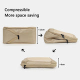 6pcs Compression Packing Cubes Type B Travel Suitcase Organizer Storage Bags V1263-JX-4372