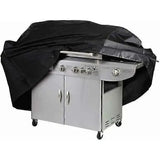 Grill Cover Waterproof Oxford Fabric Weather Resistant Dustproof for Outdoor BBQ Grill Black 170 x V1189-LC-HW-00450