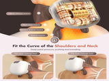 4D neck massager, shoulder massager with heating, a cordless and portable massager that simulates V1188-MS-313-0243