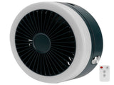 Remote Control Smart Electric Fan with 3 Gears Speed Mini Fan for Home OutdoorRoyal Blue V1294-YM0721-3113210031113