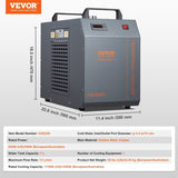 Industrial Water Chiller, CW-5200, Industrial Water Cooler Cooling System with Built-in Compressor V952-GYLSJYSJS7L1LBEPIV3