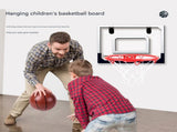 Indoor mini basketball hoop one 14cm ball Folds flat for door mounting Spring-loaded action V888-ELOSUNG40538
