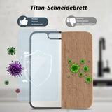 1 Piece Reversible Cutting Board Titanium PP or Stainless Steel PP Non-Slip Durable Food Grade, V1188-MS-325-1415
