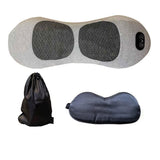 Space Grey 3-in-1 Heated Back Stretcher with Vibration Massage & Traction Lifting Function, Plug-in V1221-XM-YZAMD-004