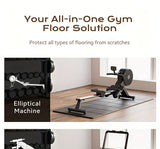 Thickened Foldable Fitness MatAnti-Slip Home Exercise Mat for Treadmill and Yoga, Multi-Functional V1106-JSD001