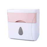 Tissue Box,Storage Box, Napkin Wall-Mounted Bathroom Tissue Dispenser Tissue Box V1366-AZ2-W-05621