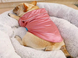 Dog Stain Silk Pajamas Clothes,Button Down Short Sleeve Dog Shirts Loungewear Puppy Pjs for Yorkie V1189-WXFWAL-20260319-01630