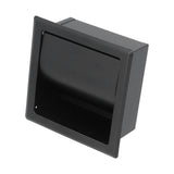 Embedded Toilet Paper Holder 304 Stainless Steel Roll Paper Rack for Home Bathroom Hotels Black V1294-YM0901-3112210078611