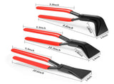 3 Pieces Hand Seamers Sheet Metal Tools,45&degand 90&degSheet Metal Bending Pliers Set for Flattening V1192-AZ-W-10444