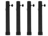 4pcs Table Leg Extenders 44cm Steel Table Leg Risers for Folding Tables Straight Bent Leg V1294-YM0706-3117230138311