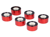 6PCS Bird Deterrent Reflective Scare Tape Bird Repellent Ribbon for Garden Supplies Silver Red V1294-YM0901-3111210189211